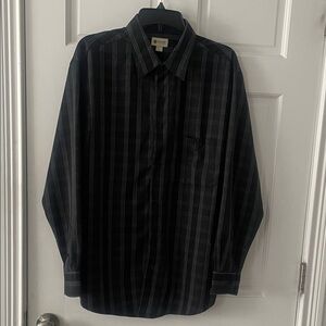 Classic Black Striped Men's Shirt